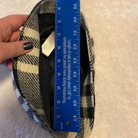 Burberry Gray Nova Check wool and cashmere bucket hat, vintage, size medium - Picture 11 of 11